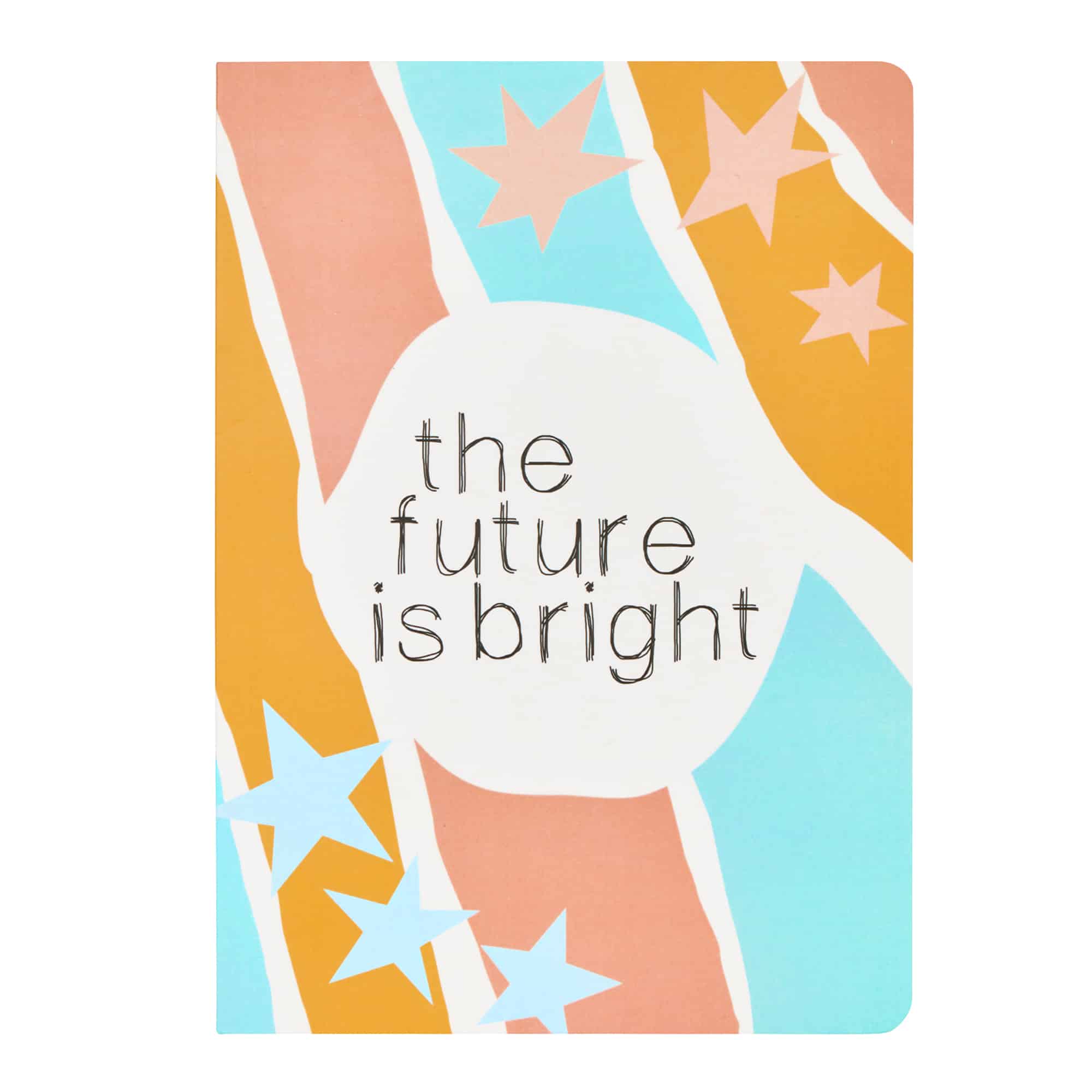 A5 Bright Future Notebook (Blank Journal) - Softbound Binding 1 A5 Bright Future Notebook (Blank Journal) - Softbound Binding